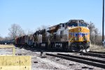 UP Freight Train tied down in Alorton IL